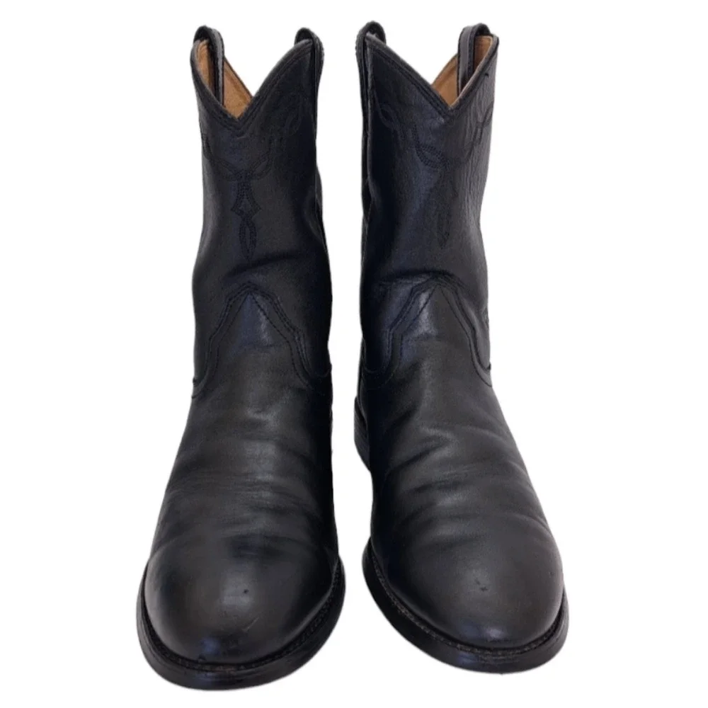 ARIAT Men's‎ Leather Upper Black Boots Size 11D